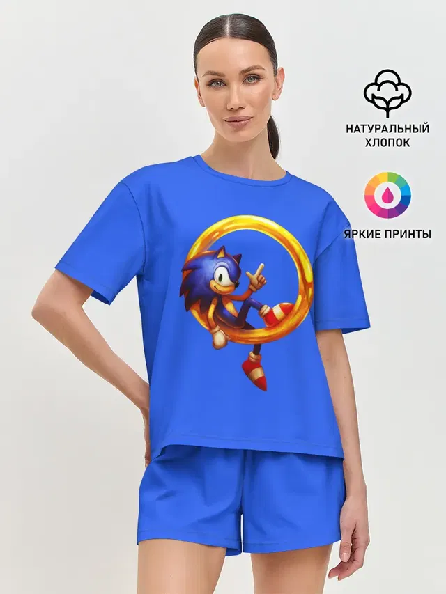 Женская пижама с шортами