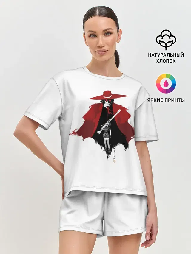 Женская пижама с шортами
