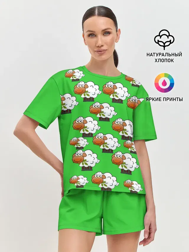 Женская пижама с шортами