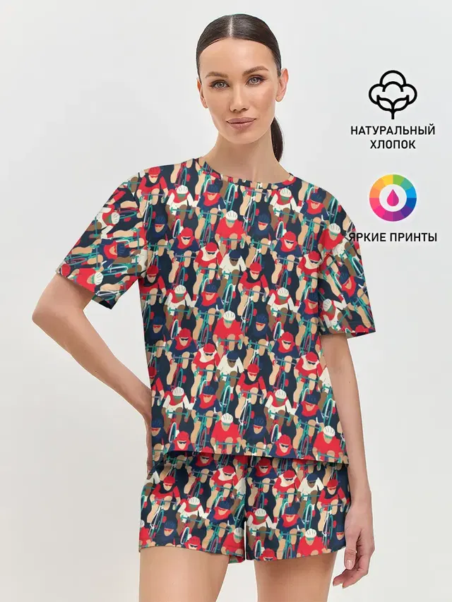 Женская пижама с шортами