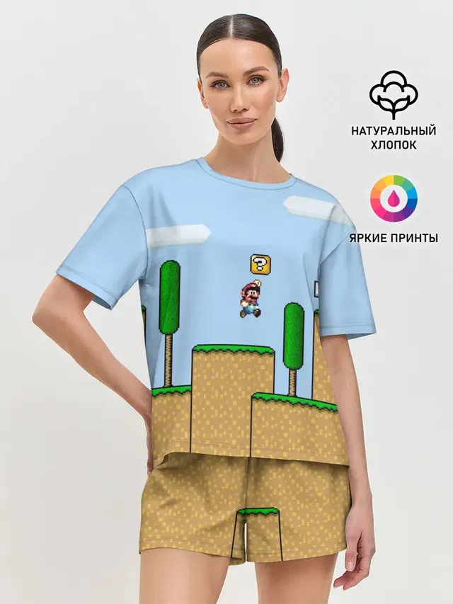 Женская пижама с шортами