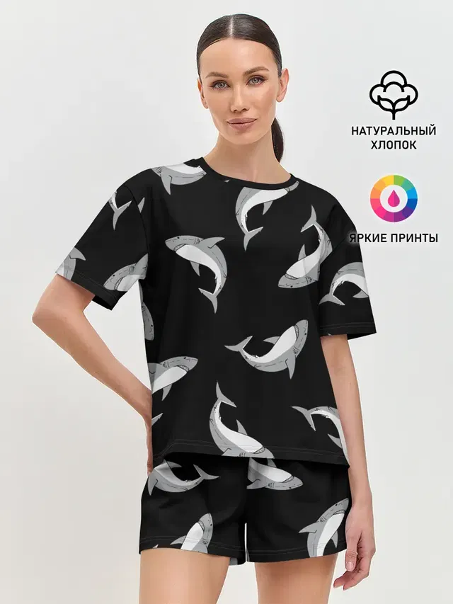 Женская пижама с шортами