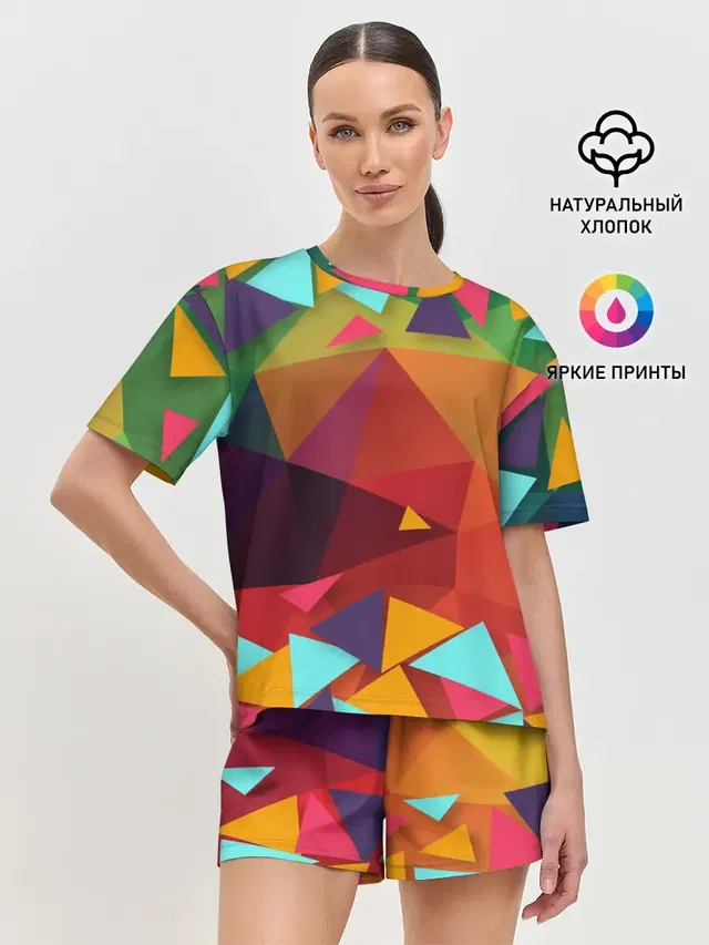 Женская пижама с шортами