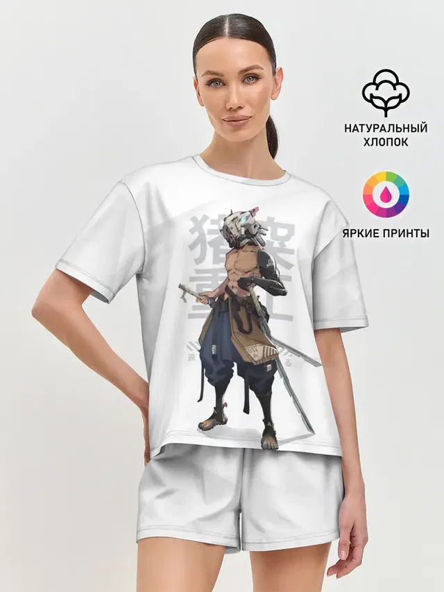 Женская пижама с шортами