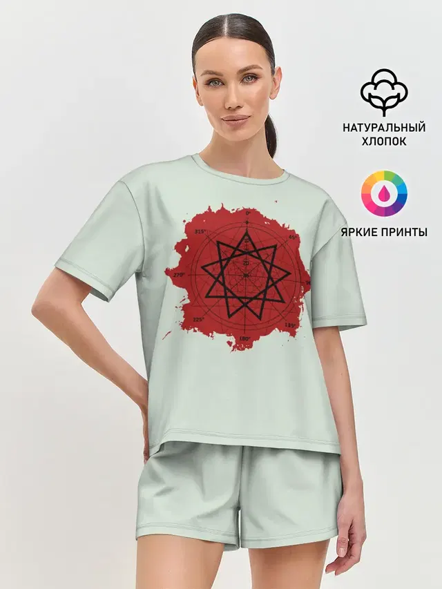 Женская пижама с шортами