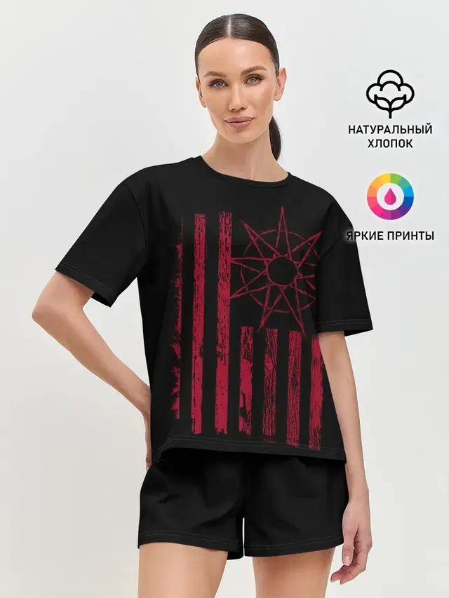 Женская пижама с шортами