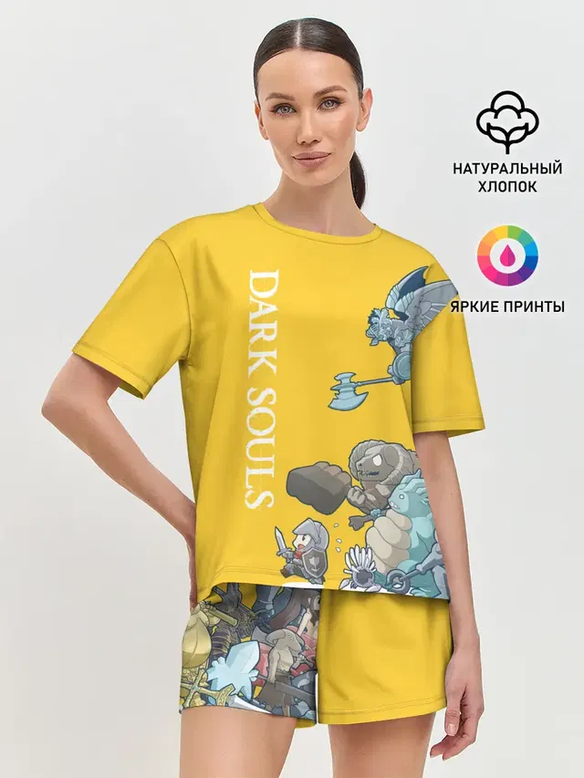 Женская пижама с шортами