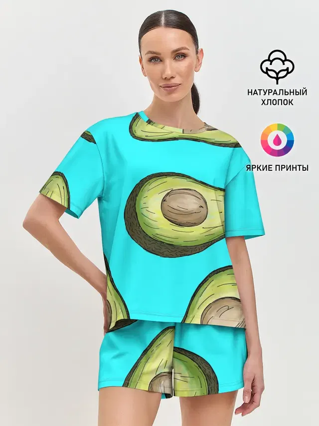 Женская пижама с шортами