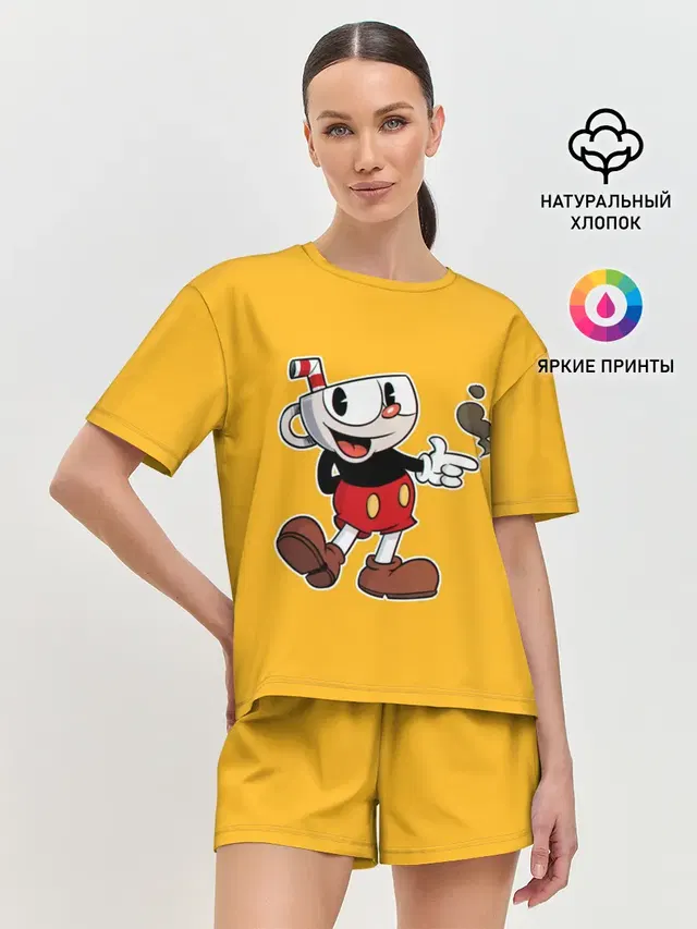 Женская пижама с шортами
