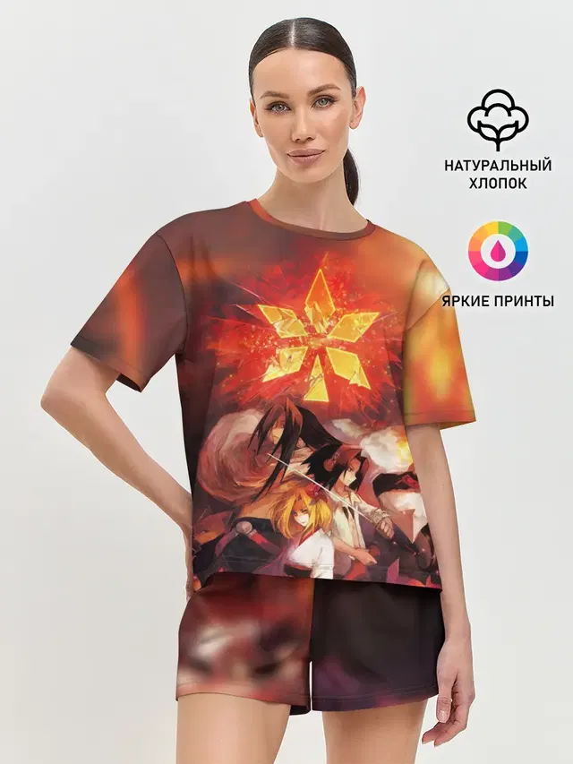 Женская пижама с шортами