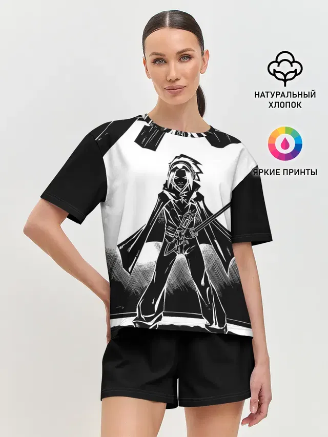 Женская пижама с шортами