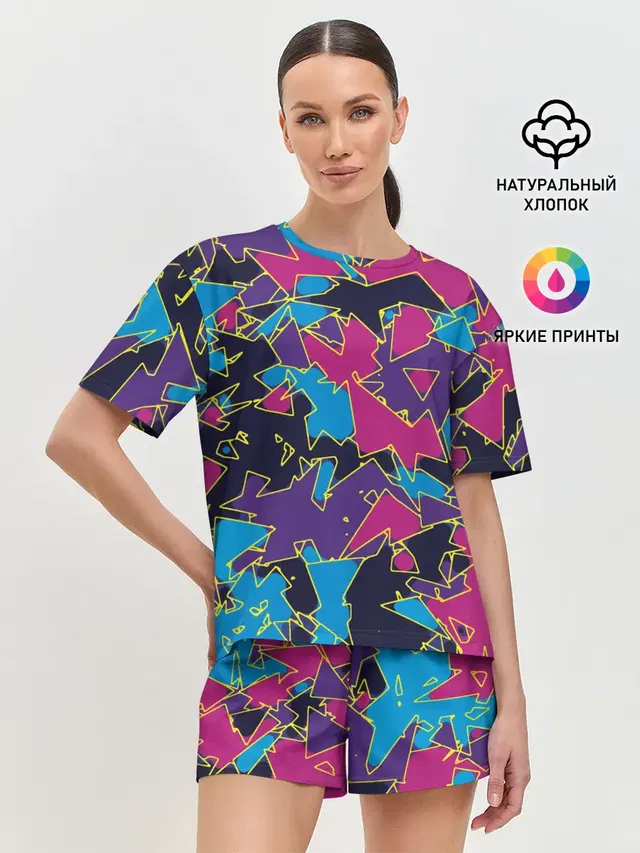 Женская пижама с шортами