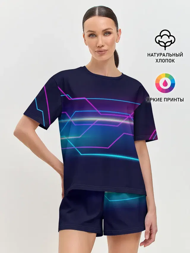 Женская пижама с шортами