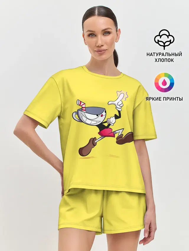 Женская пижама с шортами