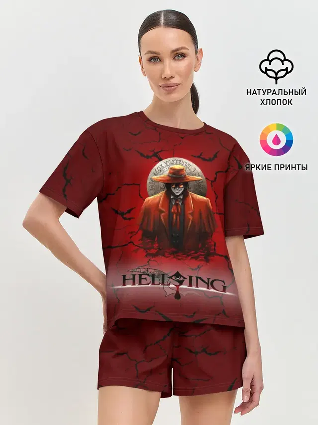 Женская пижама с шортами