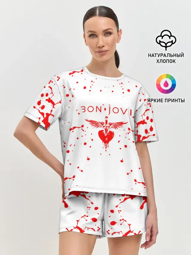 Женская пижама с шортами