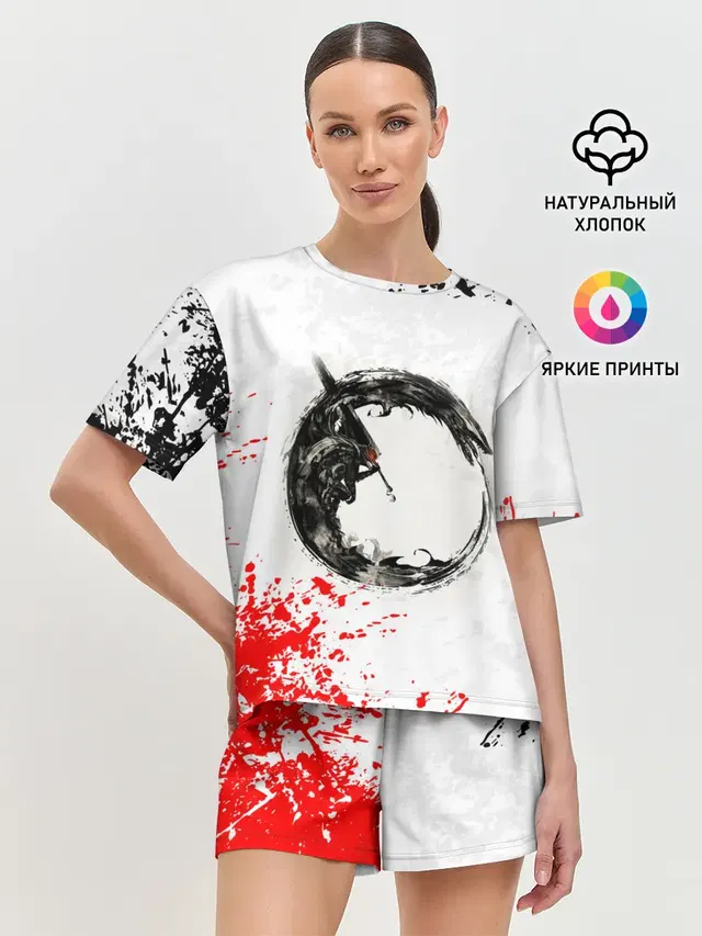 Женская пижама с шортами