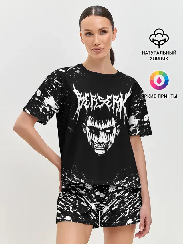 Женская пижама с шортами