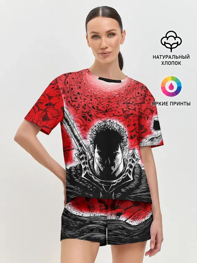 Женская пижама с шортами