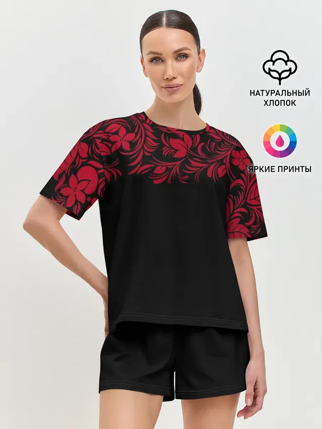 Женская пижама с шортами