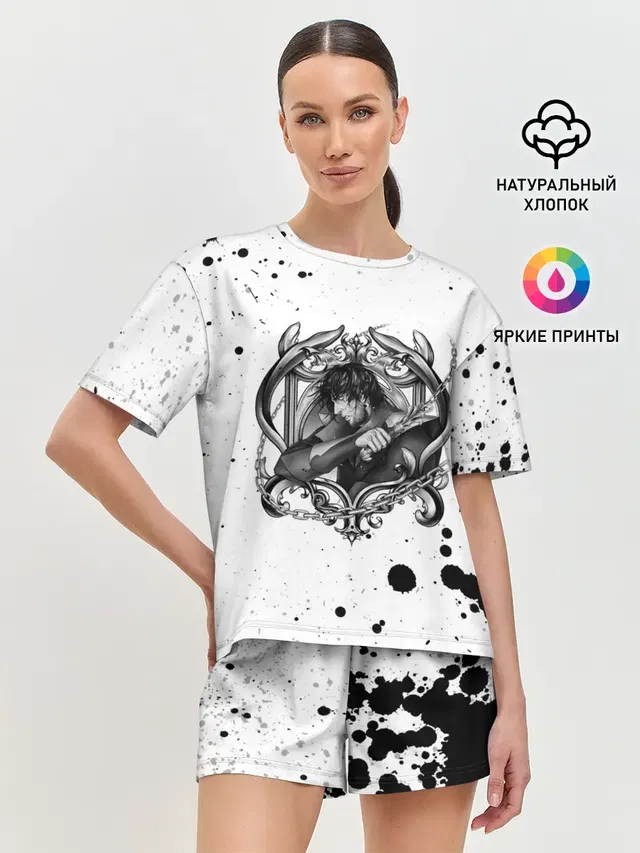 Женская пижама с шортами