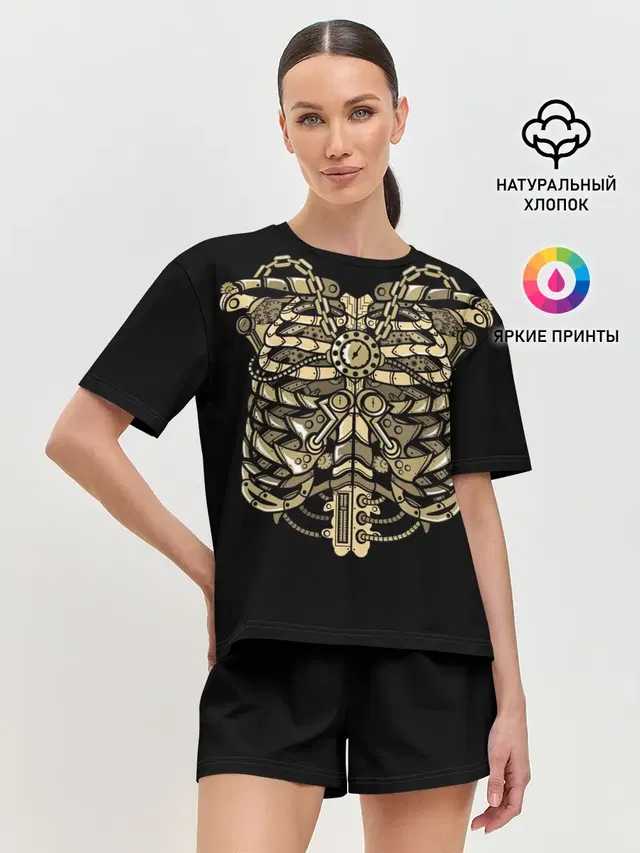 Женская пижама с шортами