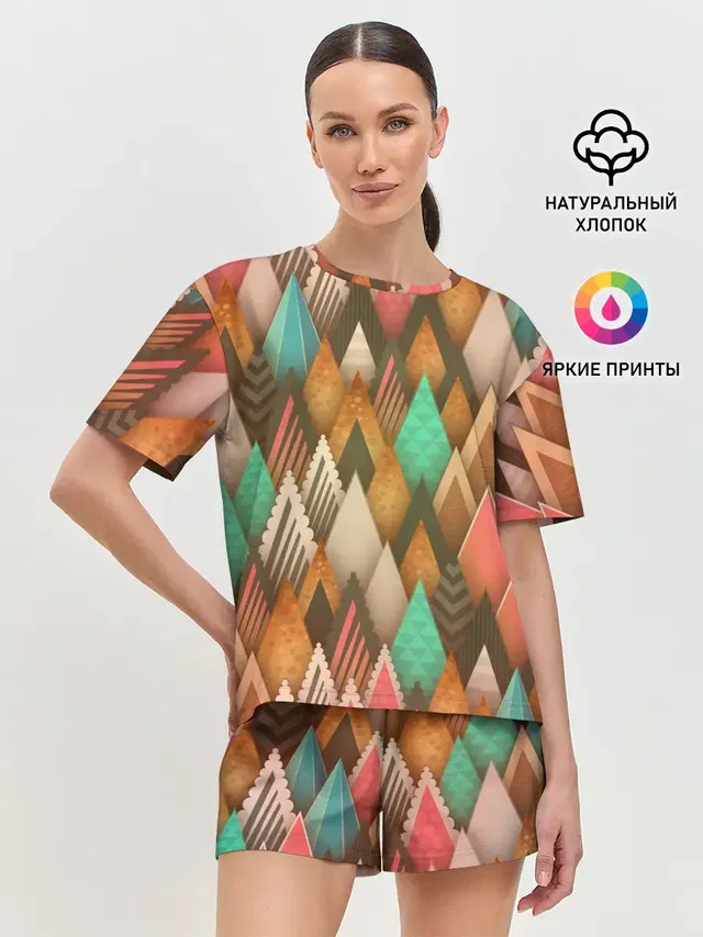 Женская пижама с шортами