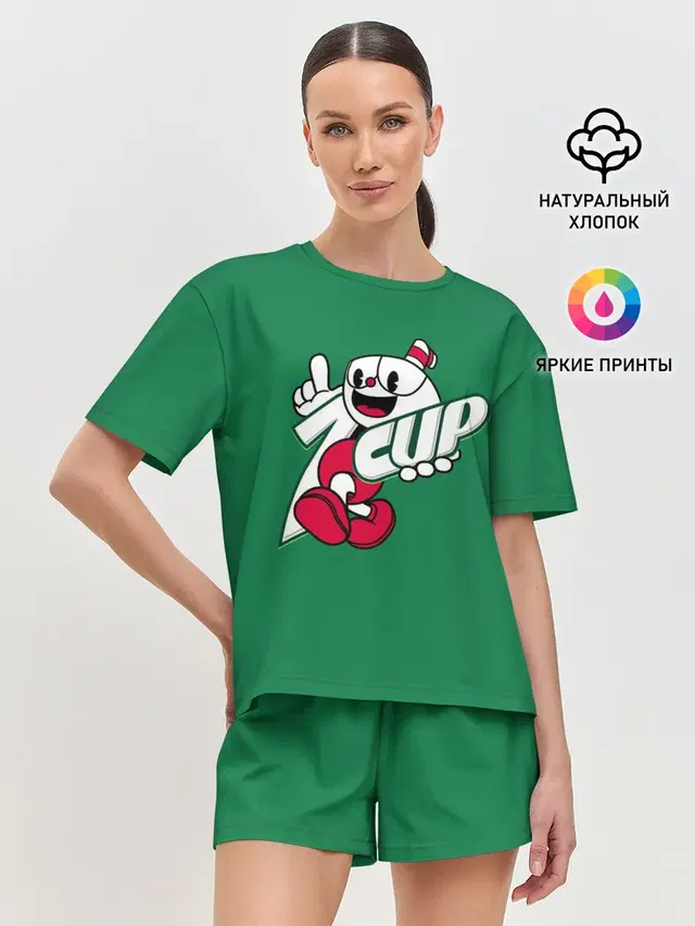 Женская пижама с шортами