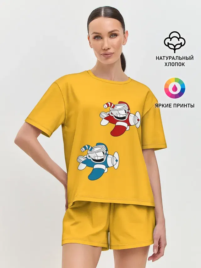 Женская пижама с шортами