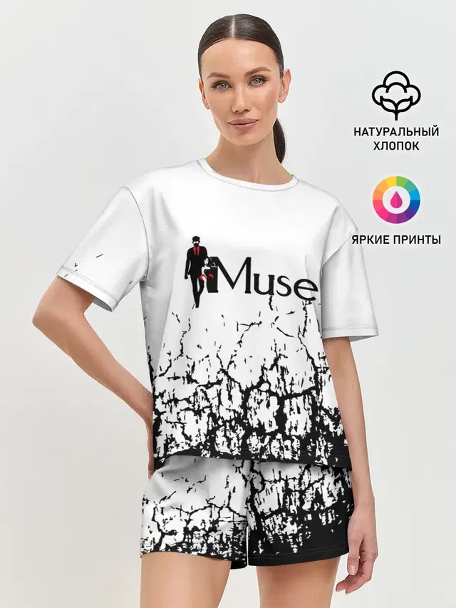 Женская пижама с шортами