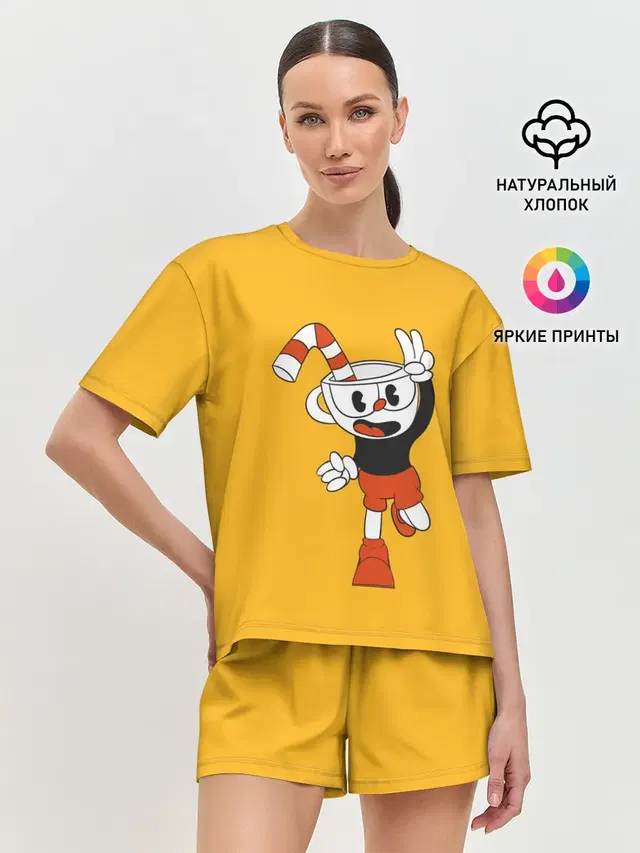 Женская пижама с шортами