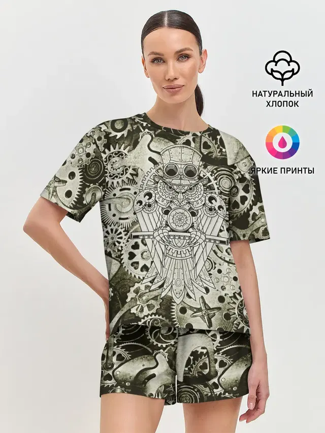 Женская пижама с шортами