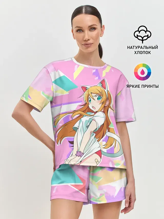 Женская пижама с шортами