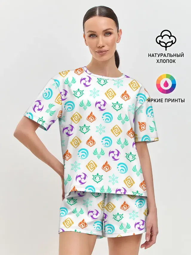 Женская пижама с шортами