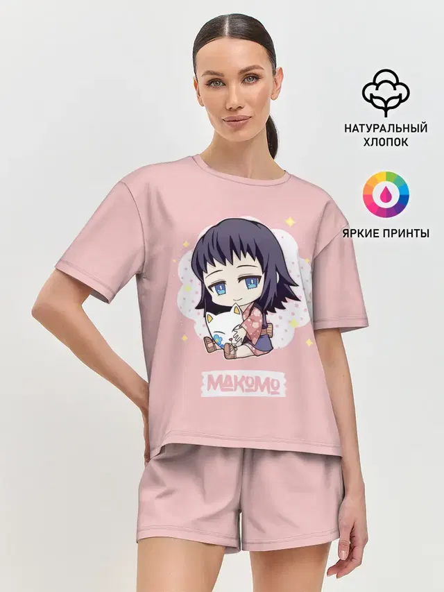 Женская пижама с шортами