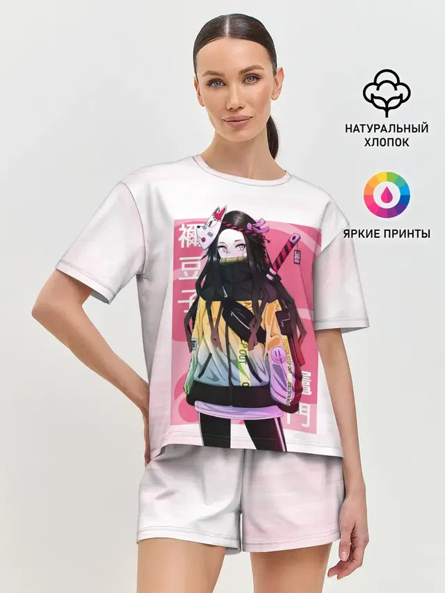 Женская пижама с шортами