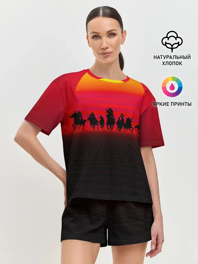Женская пижама с шортами