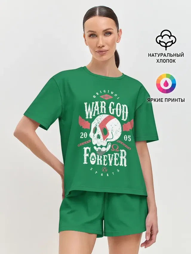 Женская пижама с шортами