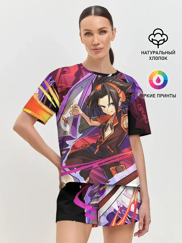 Женская пижама с шортами