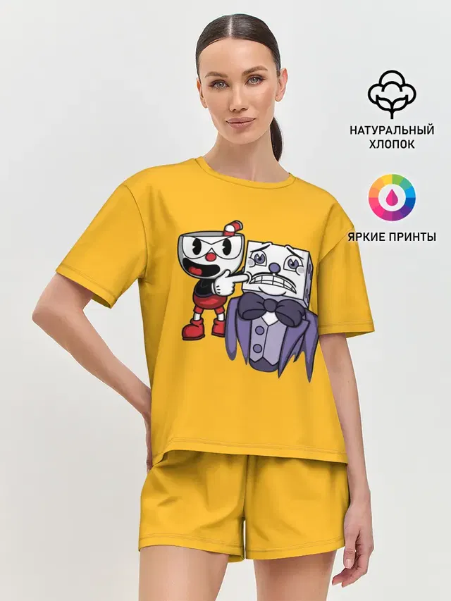 Женская пижама с шортами