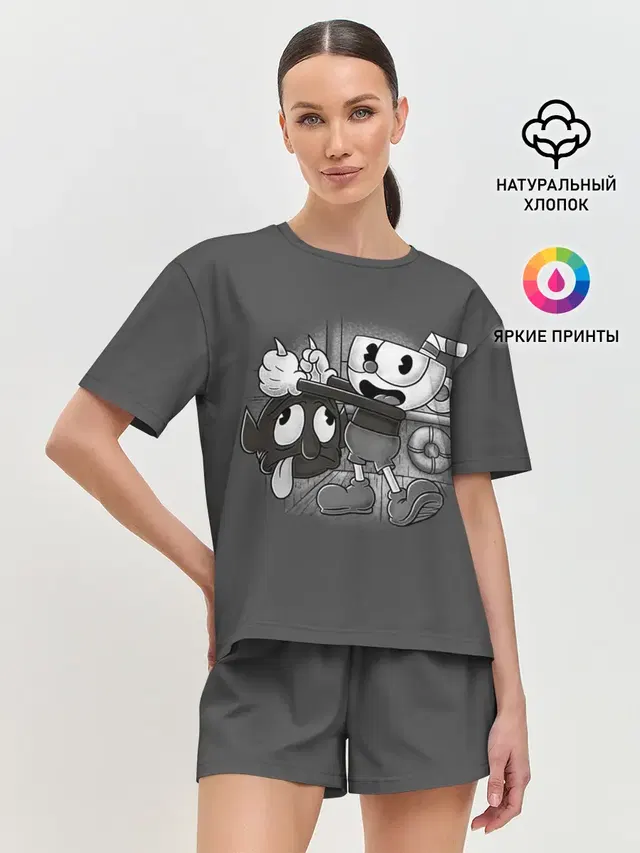 Женская пижама с шортами