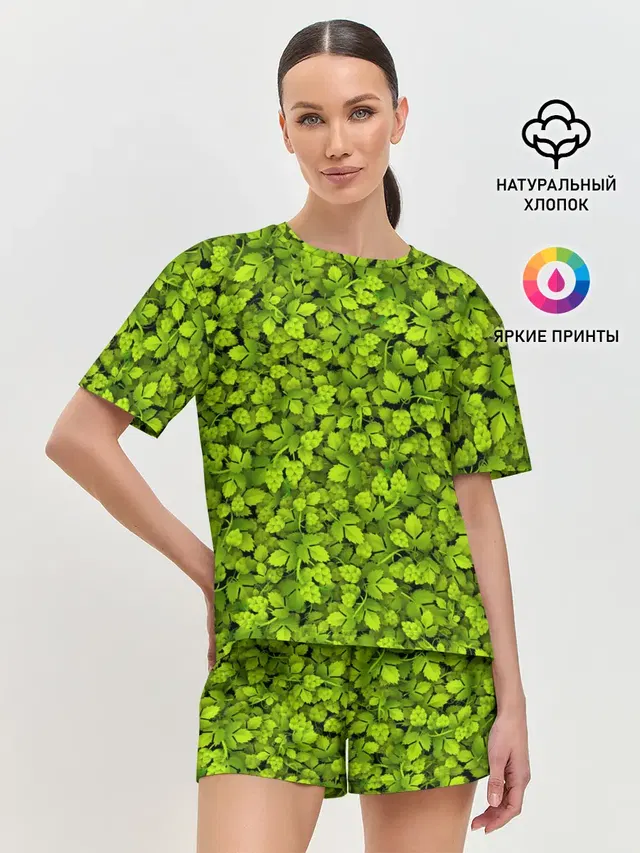 Женская пижама с шортами