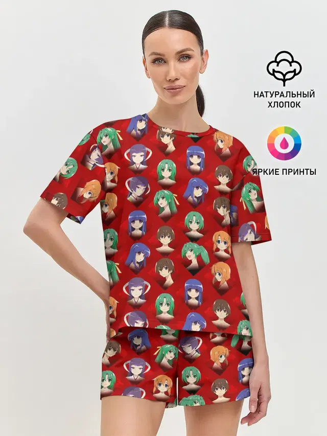 Женская пижама с шортами