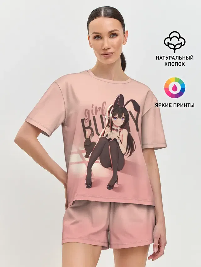 Женская пижама с шортами