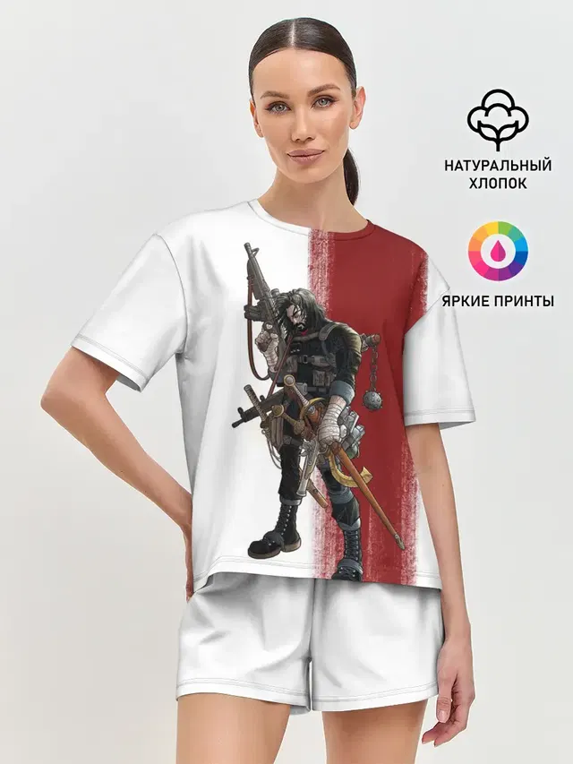 Женская пижама с шортами