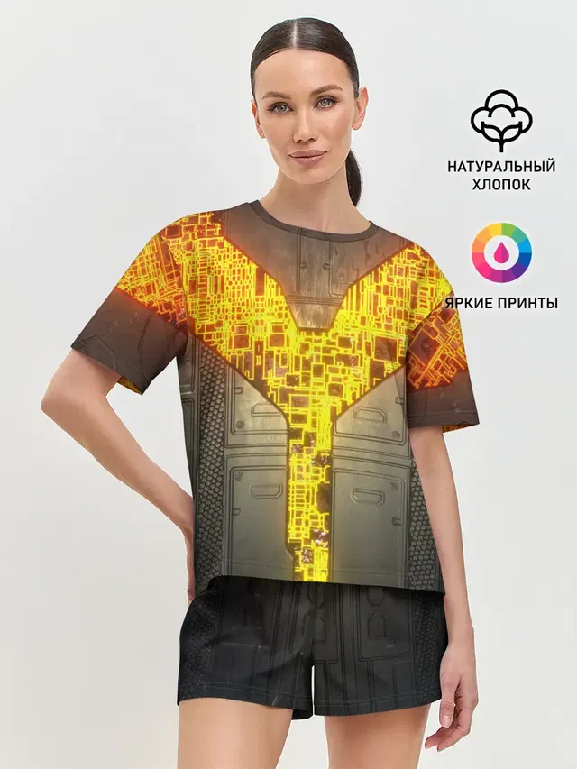 Женская пижама с шортами