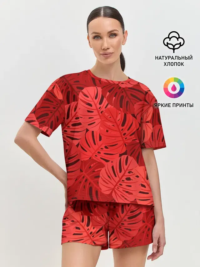 Женская пижама с шортами