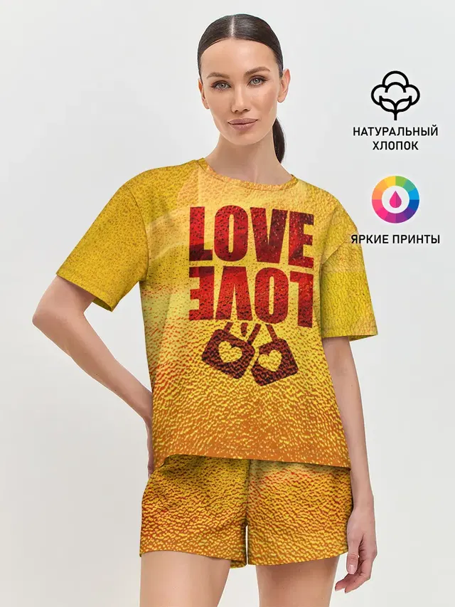Женская пижама с шортами