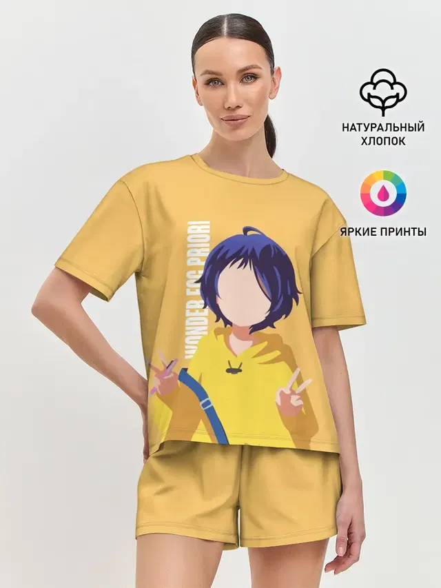 Женская пижама с шортами