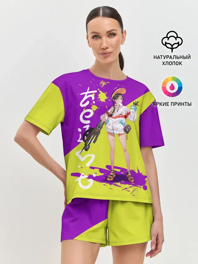 Женская пижама с шортами